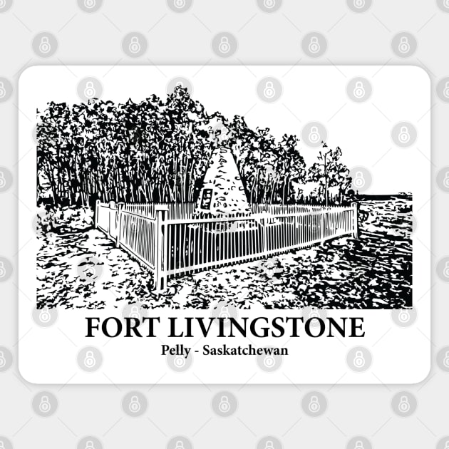 Fort Livingstone - Pelly SK Magnet by Lakeric